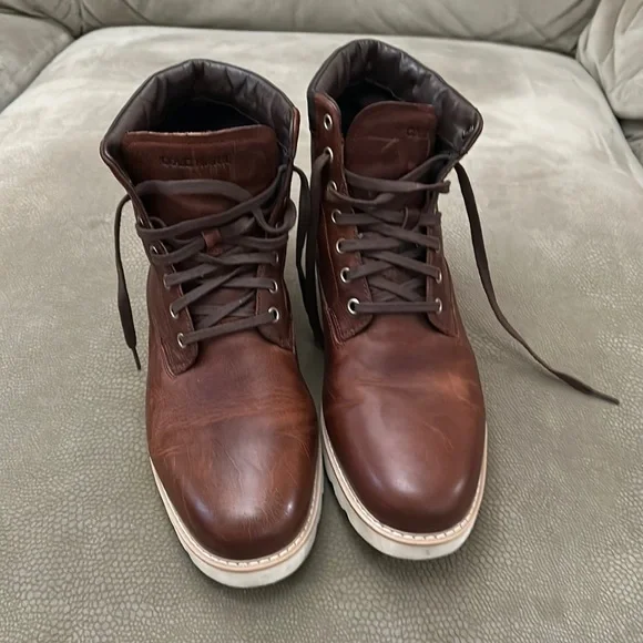 Cole Haan Men’s Boots Size 11.5 color brown/white/beige Men main image 2